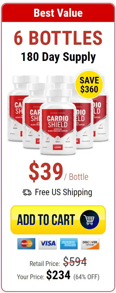 Cardio Shield 6 bottle price 